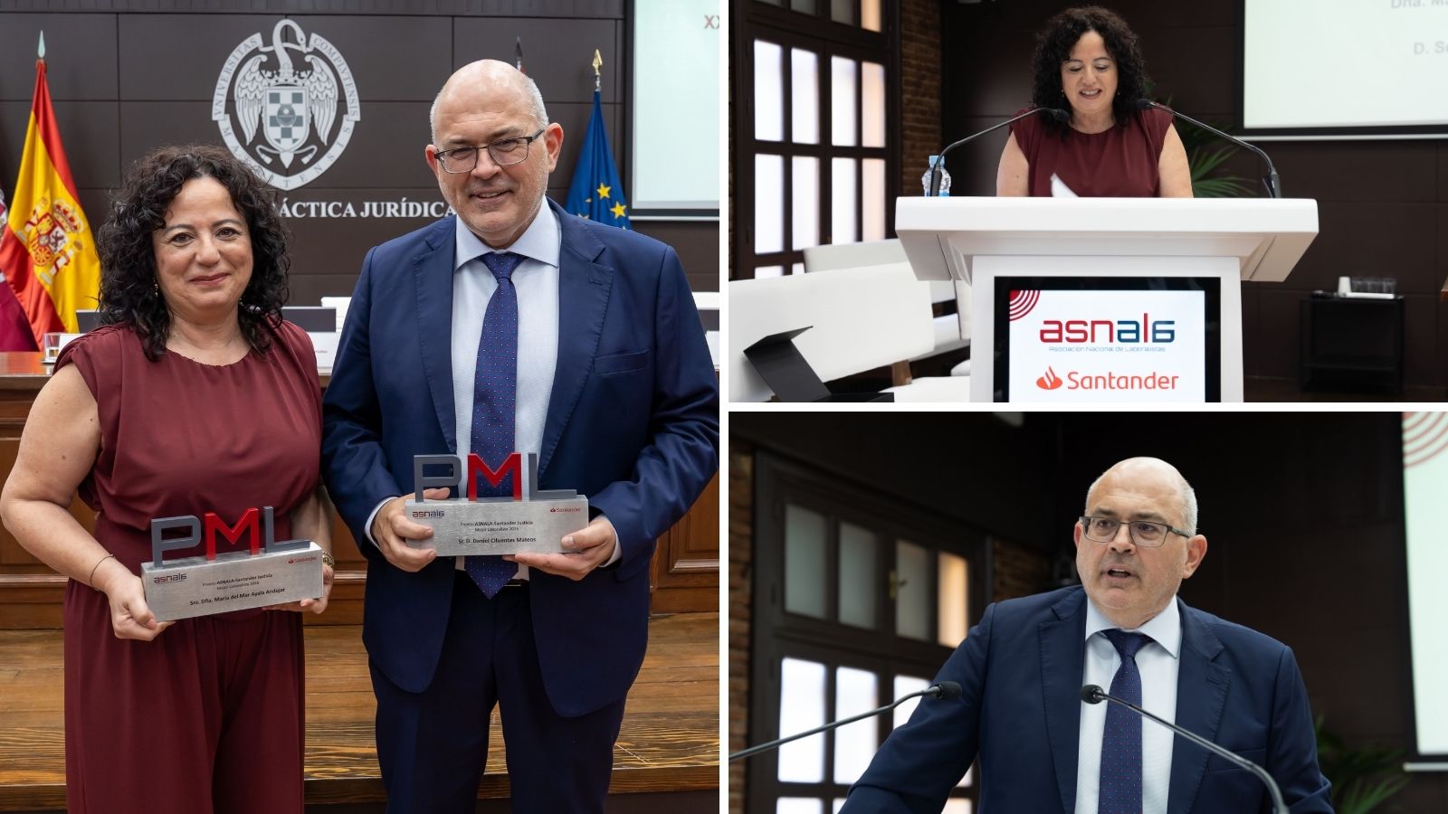 María del Mar Ayala y Daniel Cifuentes reciben el Premio al Mejor Laboralista 2026